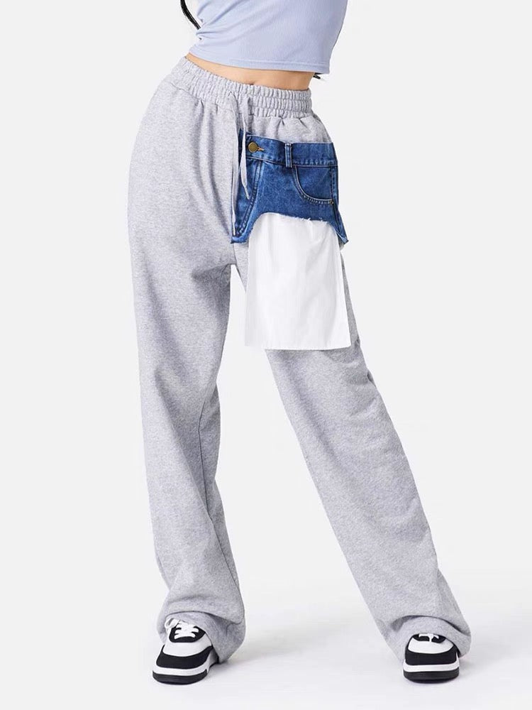 Дамски панталон Denim Pocket-Clothing-Thedresscode