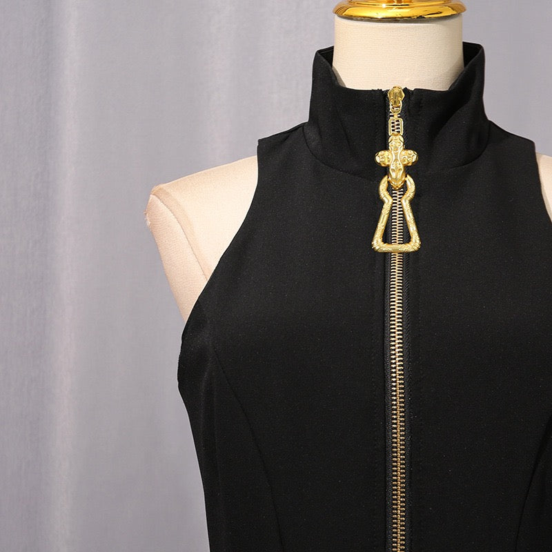 Дамска рокля ZIP NOIR Icon SS26