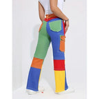 Дамски дънки COLOR BLOCK SS26