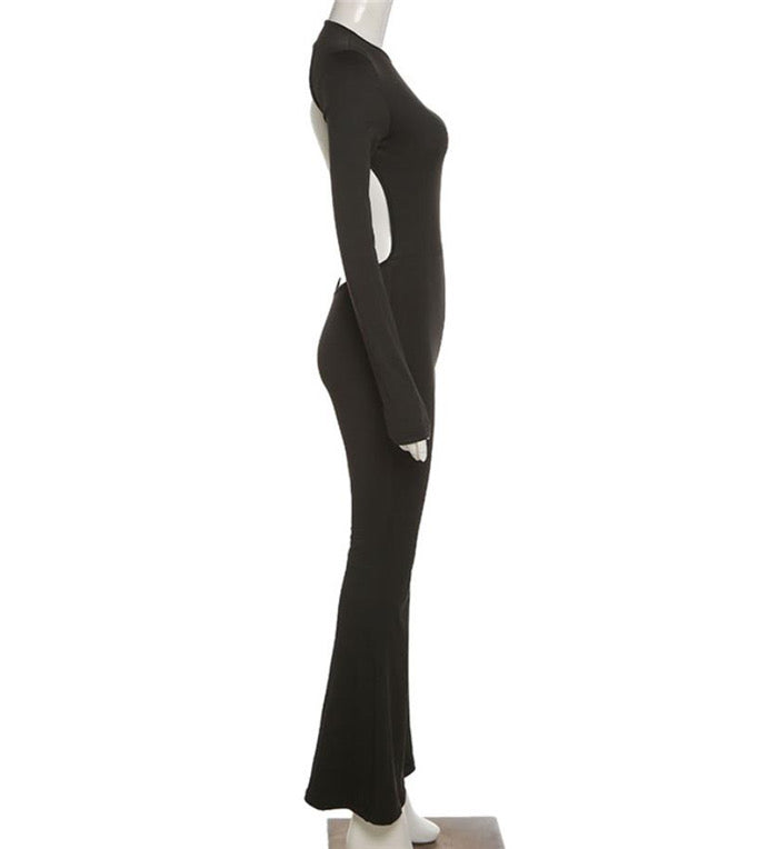 Дамски гащеризон Backless Jumpsuit SS25-Apparel & Accessories-Thedresscode