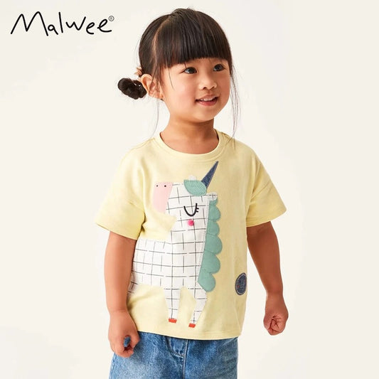 Детска тениска Yellow Unicorn SS24-kids t-shirt-Thedresscode