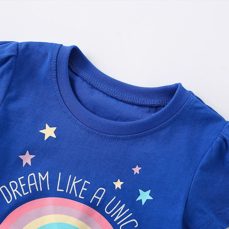 Детска тениска Dream Like A Unicorn SS24-kids t-shirt-Thedresscode