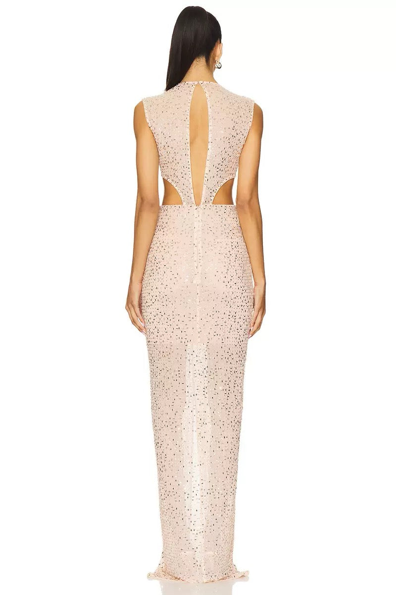Дамска рокля Luxurious FW 2026-Дамска елегантна рокля Luxurious 24'-Thedresscode
