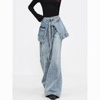 Дамски дънки SKIRT FW 2026-Дамски дънки Buttons SS24'-Thedresscode