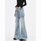 Дамски дънки SKIRT FW 2026-Дамски дънки Buttons SS24'-Thedresscode