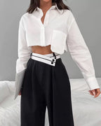 Дамски панталон Side AW 2026-Thedresscode