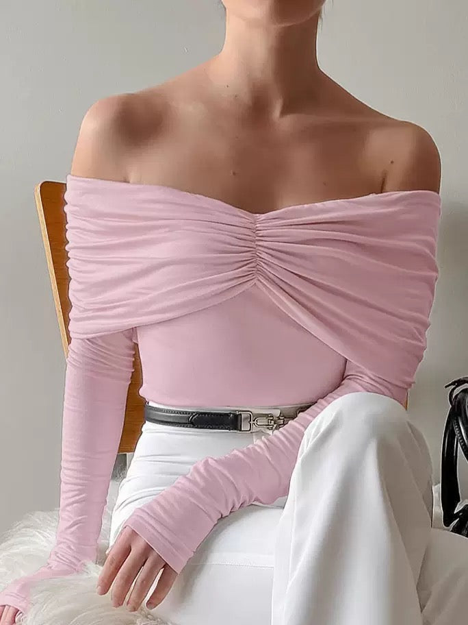 Дамска блуза Blush Elegance SS 2026-Thedresscode