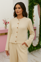 Дамска жилетка Ivory Muse FW 2026-Thedresscode