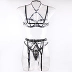 Дамски комплект Sexy Leopard Print SS25-Дамски комплект от четири части Sexy Leopard Print SS24'-Thedresscode