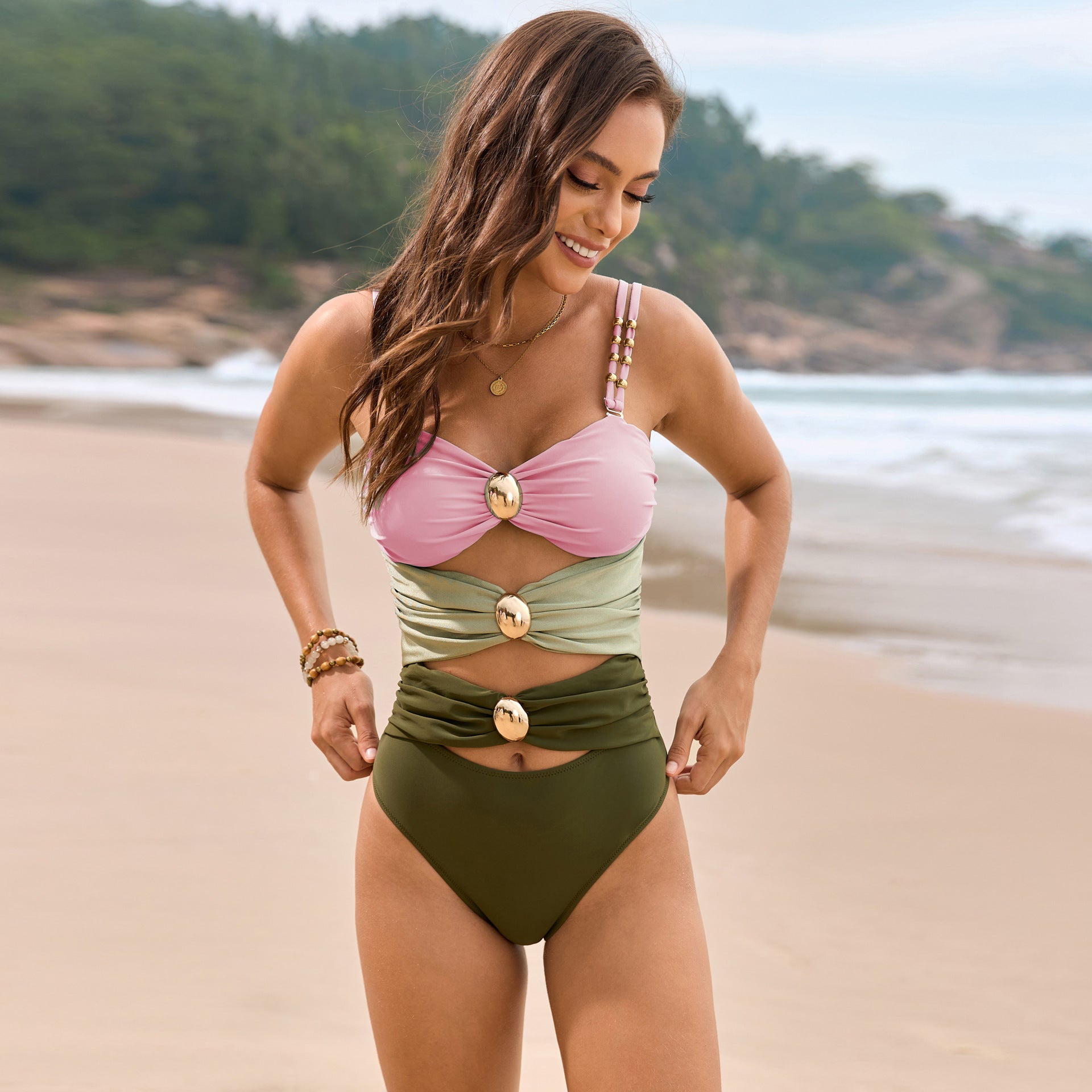 Дамски бански Tropical Glam SS25-Thedresscode