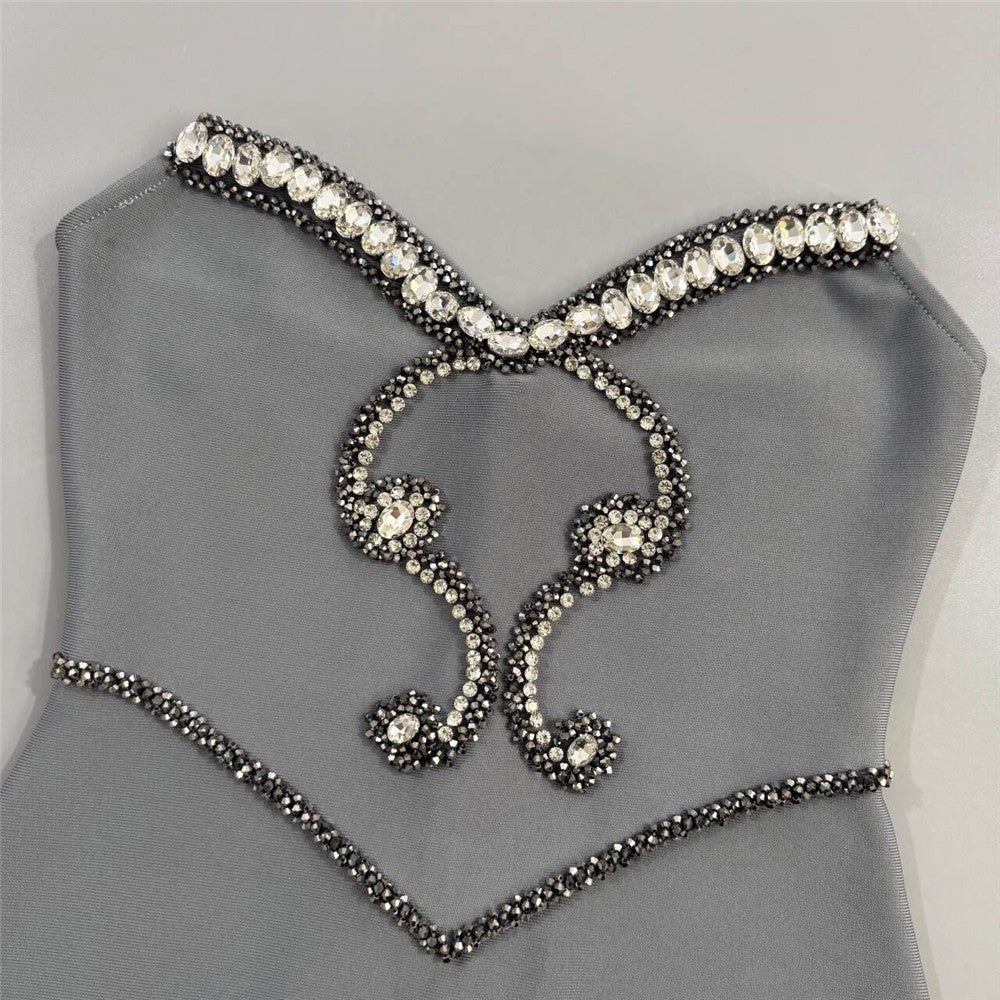 Дамска мини рокля GRAY MOOD FW 2026-Дамска мини рокля Blue Serena 24'-Thedresscode