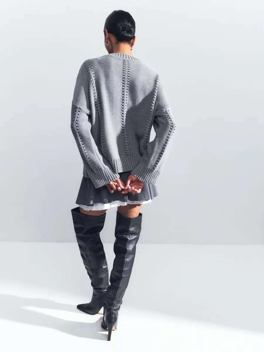 Дамски пуловер Chill & Chic FW 2026-Thedresscode