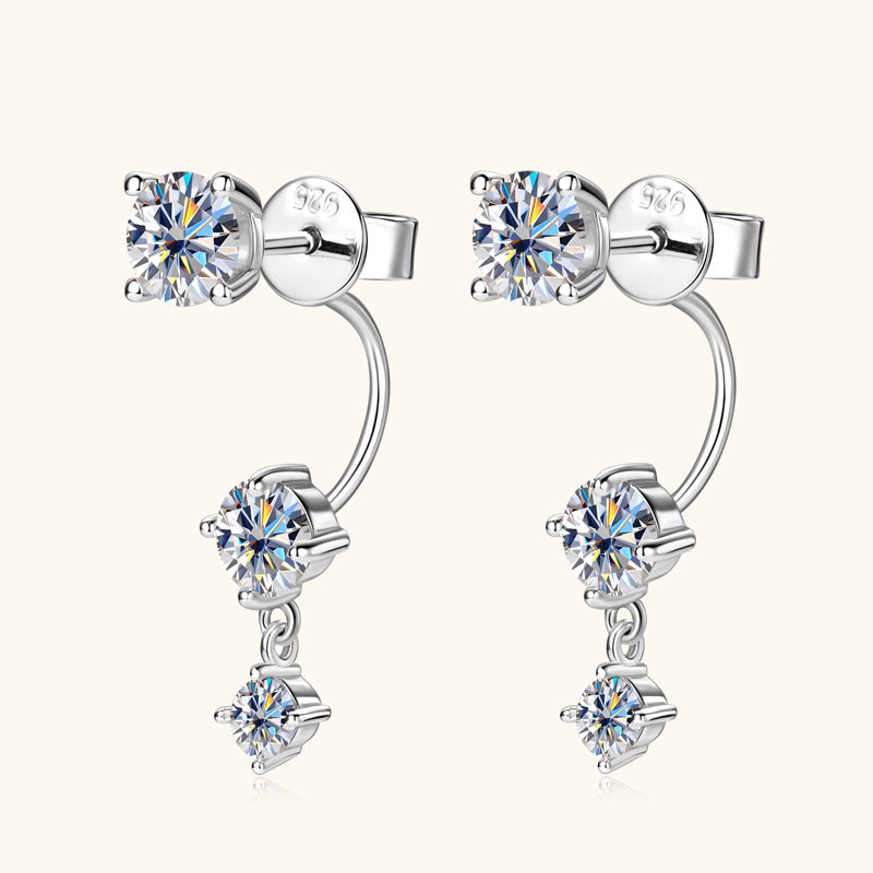 Дамски обеци Silver Shine Flow SS26