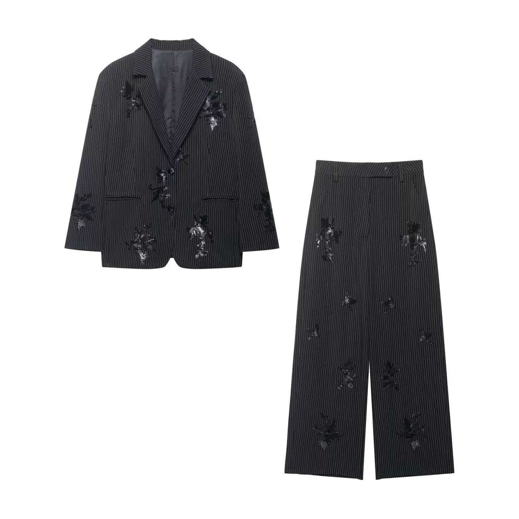 Дамски комплект Pinstripe Glam SS27