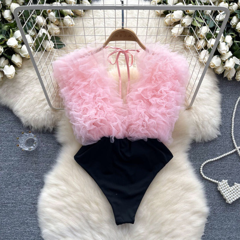 Дамско боди Pink Couture V SS26