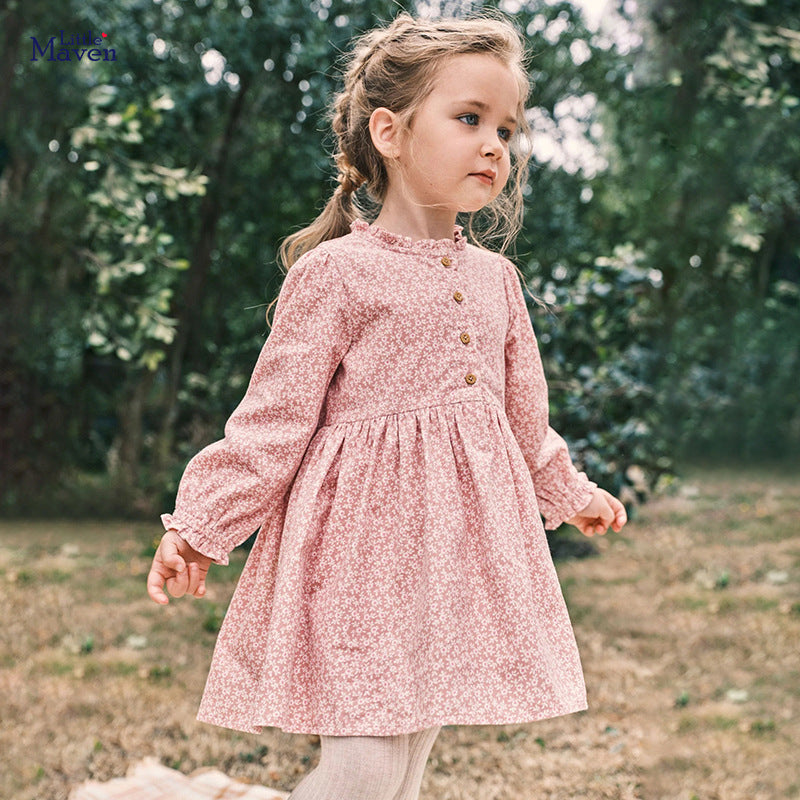Детска рокля Moli SS23-Дънкова детска рокля с бродерии ** Collection 2022**-Thedresscode