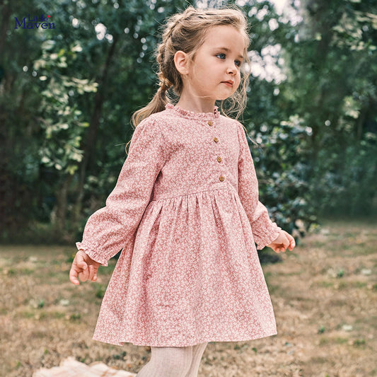 Детска рокля Moli SS23-Дънкова детска рокля с бродерии ** Collection 2022**-Thedresscode