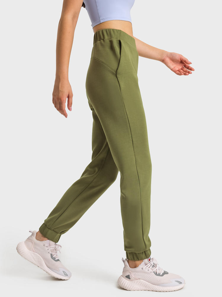 Дамски спортен панталон Khaki Mood SS24-sportswear-Thedresscode
