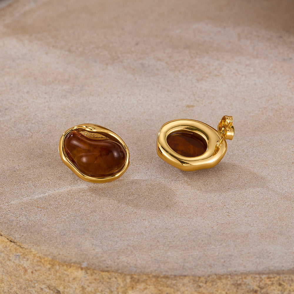 Дамски обеци Caramel Lava SS25-https://detail.1688.com/offer/864971848033.html?_t=1745483847609&spm=a2615.7691456.co_0_0_wangpu_score_0_0_0_0_0_0_0000_1.0-Thedresscode