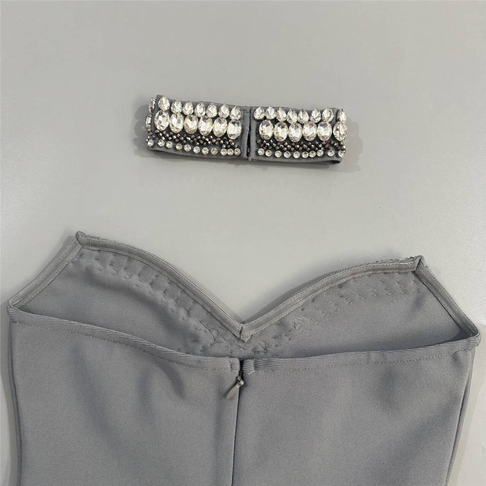 Дамска мини рокля GRAY MOOD FW 2026-Дамска мини рокля Blue Serena 24'-Thedresscode