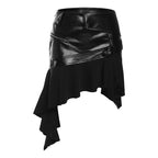 Дамска пола Black Vibe Ruffle SS26