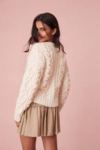 Дамски пуловер Fleur de Knit FW 2026-Thedresscode