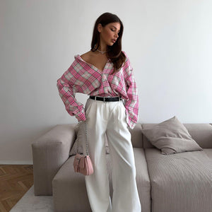 Дамска риза Candy Check FW 2026
