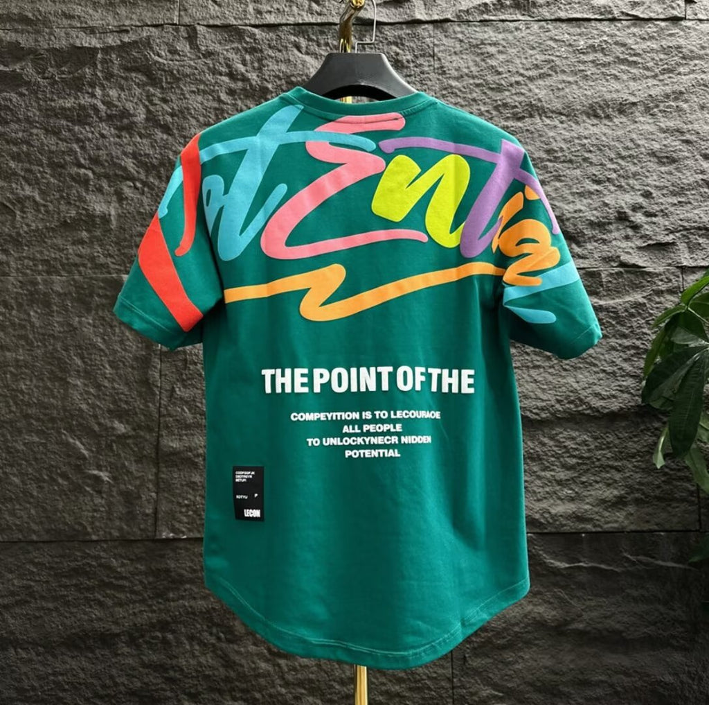 Мъжка тениска Green Graffiti SS26