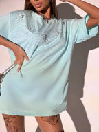 Дамска тениска Mint Star Glow SS26