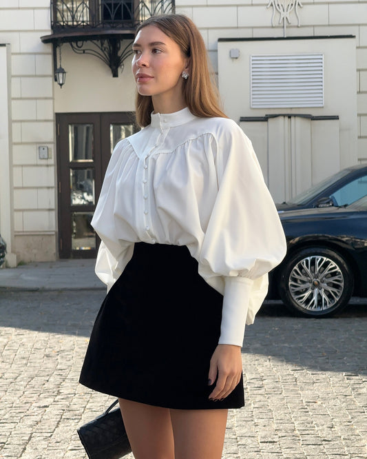 Дамска риза Puff Sleeves SS25-https://detail.1688.com/offer/852928671215.html?spm=a262uh.11734178.favorite-offers-offer-list-offer2.2.590f2ef6WfOXhO-Thedresscode