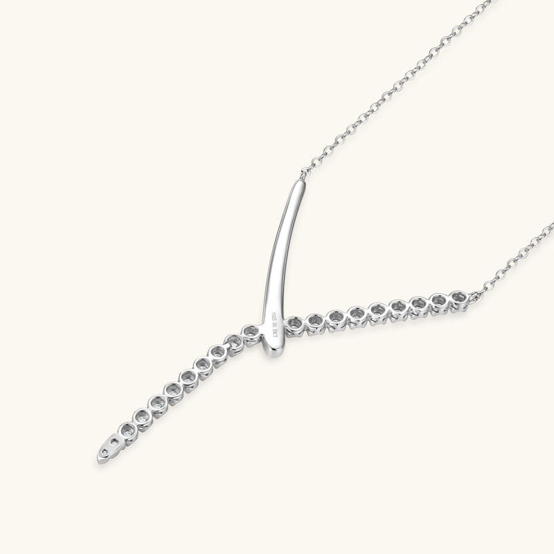 Дамско колие Silver Crystal Y SS26