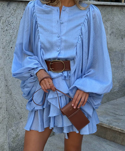 Дамска рокля Blue Élise SS25-https://detail.1688.com/offer/904074036737.html?offerId=904074036737&spm=a260k.home2024.recommendpart.44-Thedresscode