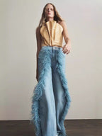 Дамски дънки Feathers SS25 ** SALE **-https://detail.1688.com/offer/834026735283.html?spm=a262uh.11734178.favorite-offers-offer-list-offer4.2.74b52ef6PmZ95L-Thedresscode