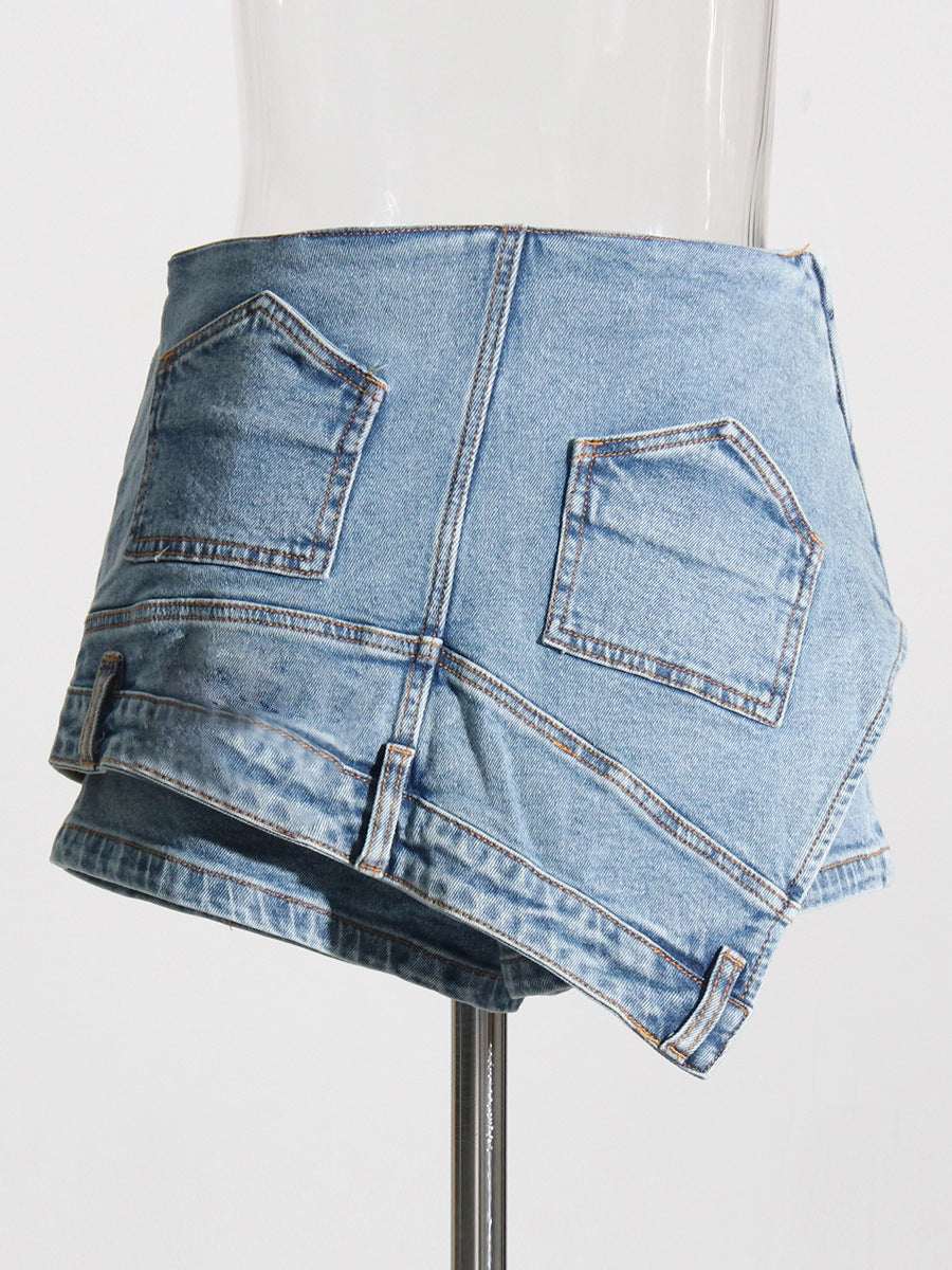 Дамски къси дънки Short&Skirt SS24-Дамски къси панталони Rick Owens-Thedresscode