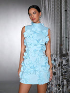 Дамска рокля 3D Sky Blossom Glam SS26