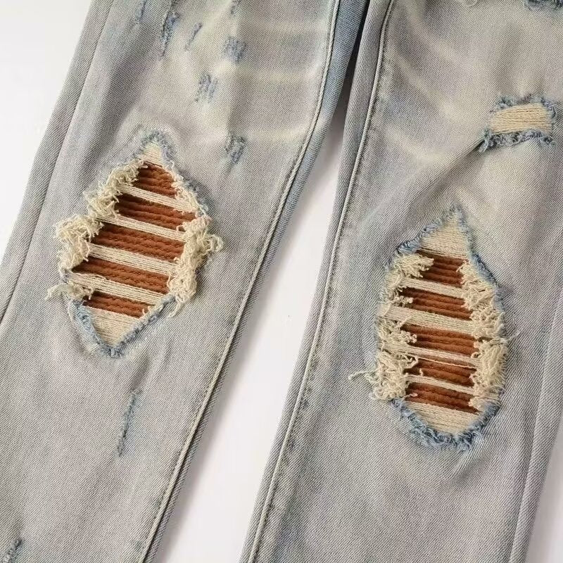 Мъжки дънки Ripped Attitude SS25-https://detail.1688.com/offer/862549313567.html?spm=a2615.2177701.wp_pc_auto_offer_big.0-Thedresscode