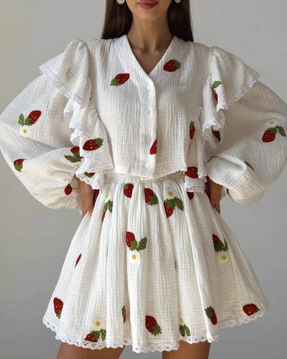 Дамски комплект Strawberry SS23-Clothing-Thedresscode