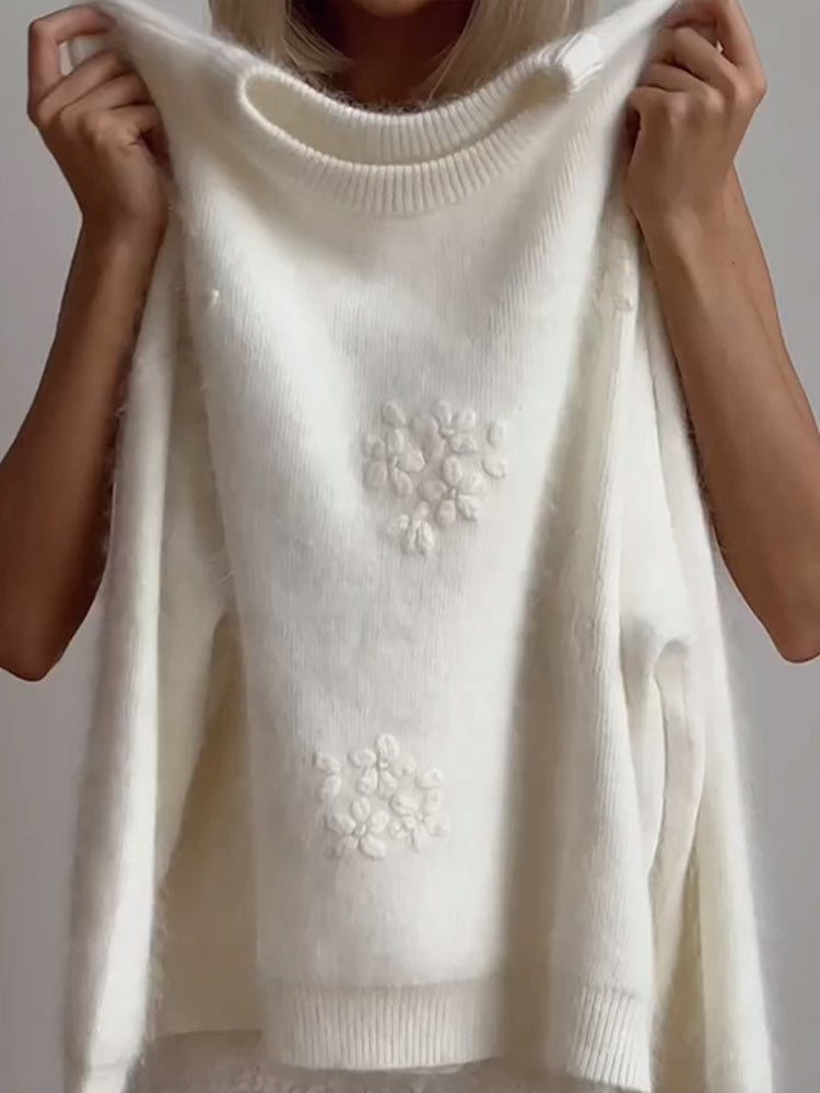 Дамски пуловер Snow Petals FW 2026-https://detail.1688.com/offer/853570416584.html?offerId=853570416584&spm=a260k.home2025.recommendpart.180%D0%B1%D1%8F%D0%BB%D0%BE%D1%82%D0%BE-Thedresscode