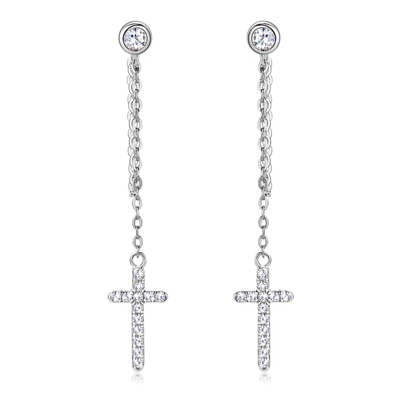 Дамски обеци Cross Chain SS26