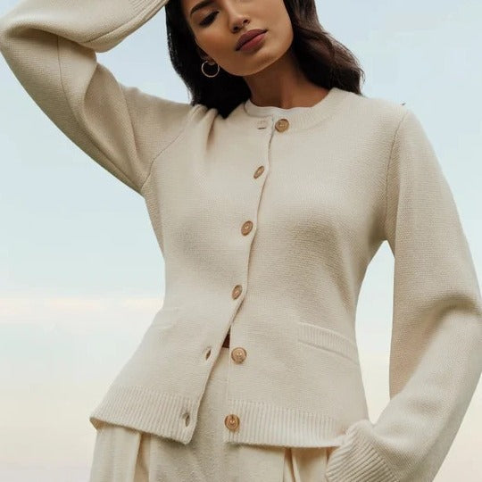 Дамска жилетка Ivory Muse FW 2026-Thedresscode