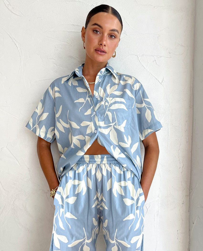 Дамска пижама Luna Leaf FW 2026-Thedresscode