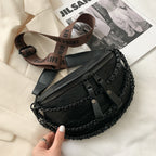 Дамска чанта Black Croc Chain SS26