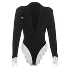 Дамски гащеризон White Lace **SALE 25**-Thedresscode