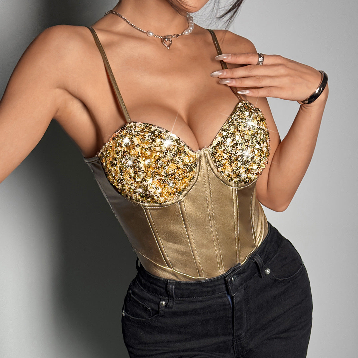 Дамско боди Goldy Shimmer Bliss FW 2026-https://detail.1688.com/offer/783501629527.html?spm=a26352.b28411319.offerlist.32.5a1f1e62Z7lNZ2-Thedresscode