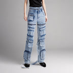 Дамски дънки Zip Fusion AW 2026-Дамски дънки Zip Fusion SS25-Thedresscode