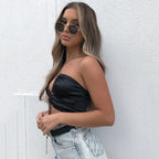 Дамски топ Luna Tie **SALE 25**-Thedresscode