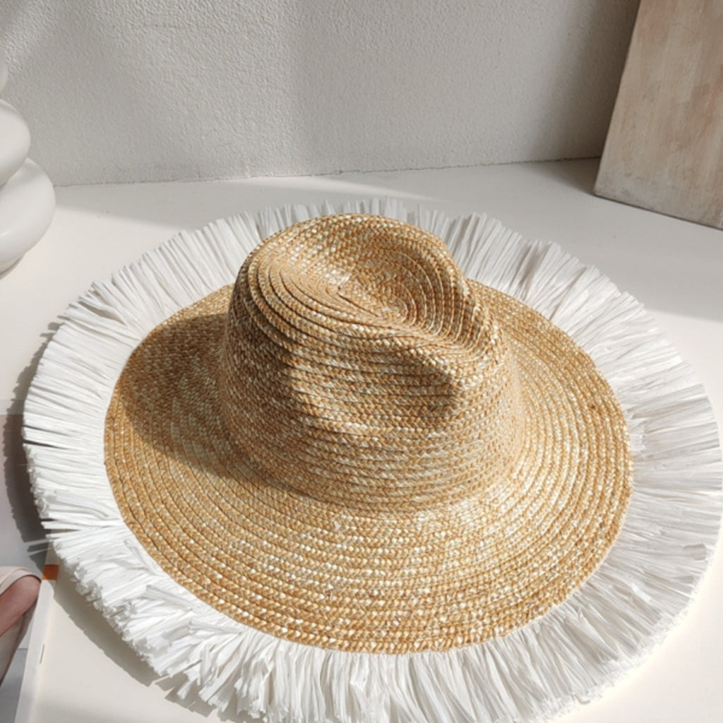 Дамска лятна шапка Straw hat SS26-Дамска лятна шапка BELLISSIMA SS24-Thedresscode