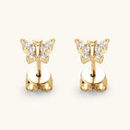 Дамски обеци Gold Crystal Butterfly SS26