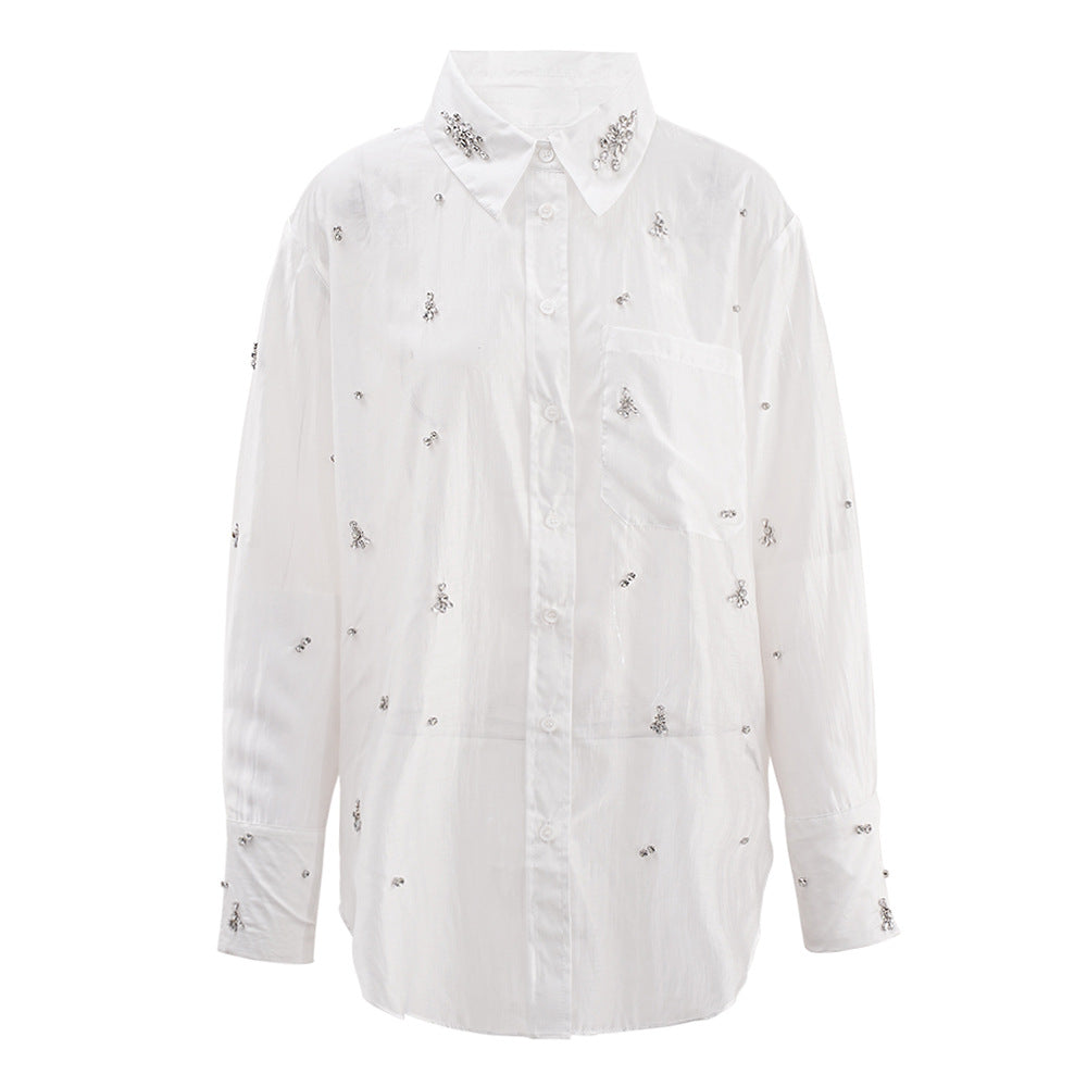 Дамска риза White Jewel **SALE 25**-Thedresscode