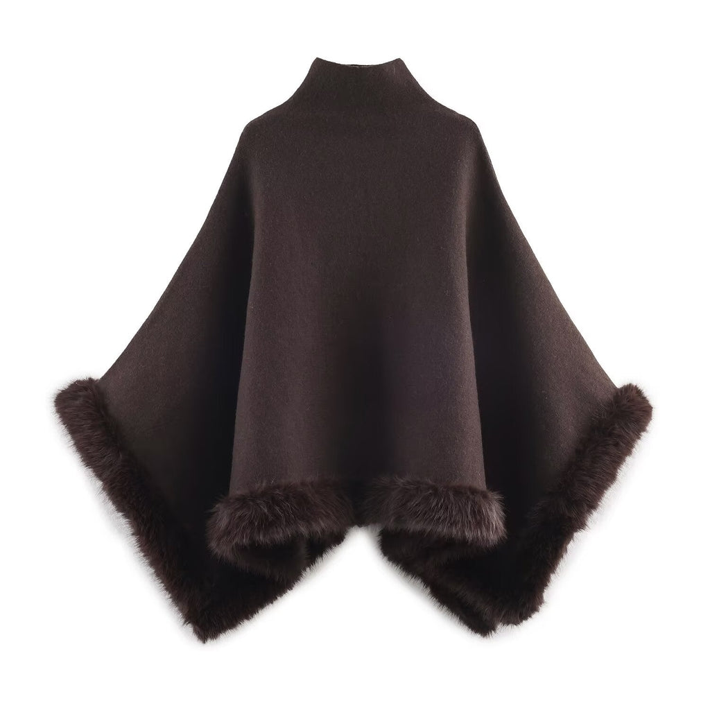 Дамско пончо Cocoa Fur SS27